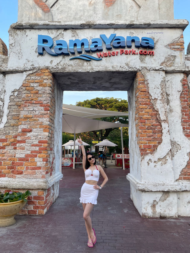 泰國最大水上樂園「羅摩衍那水上樂園Ramayana Water Park 」🏖️芭達雅必玩景點！