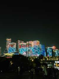 ชมโชว์แสงสีริมแม่น้ำ Qiantang