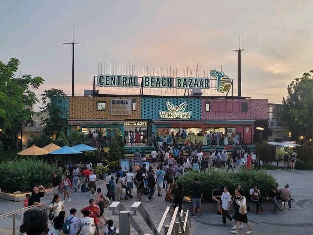 Summer in bloom in Sentosa Central Bazaar