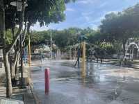 漫步苗栗市民廣場：城市中的綠意與水聲！