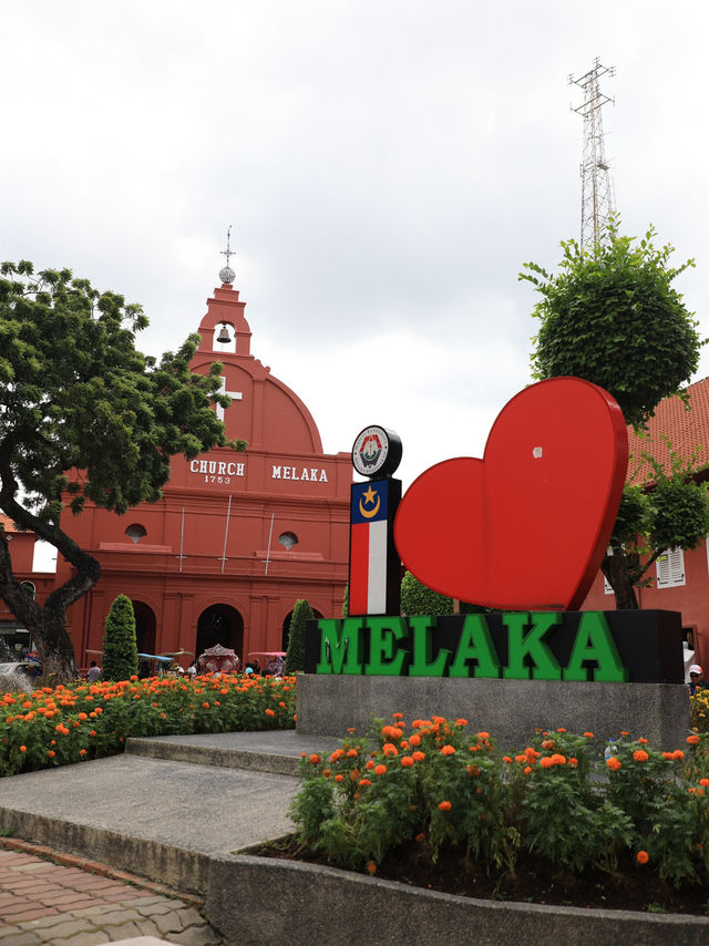 【マラッカ🇲🇾】赤に染まる街❤️