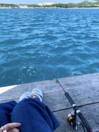 沖繩水納島海屋釣魚：海上木筏的悠閒漁樂體驗