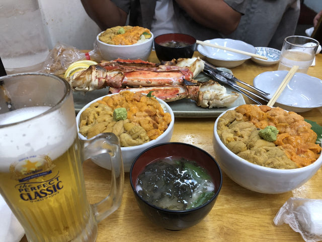 小樽のレトロな駅舎🚂と新鮮な海産物🦀🐚🐟 【とっても素敵🥰💖】