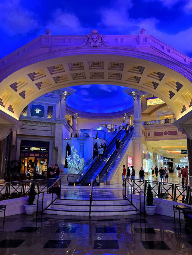 Step into Ancient Rome at Caesars Palace Forum Shops 🏛️🛍️