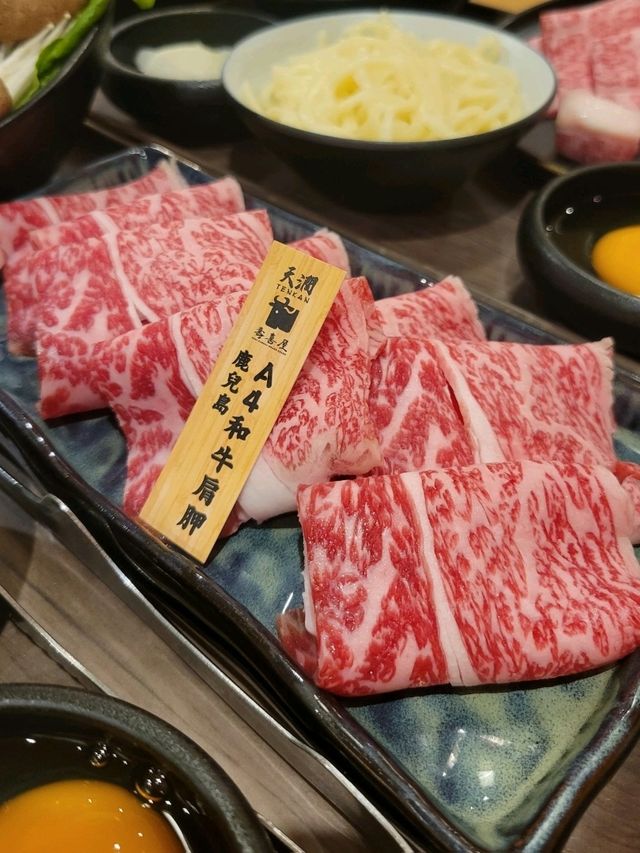 正宗關西風🔥🔥北海道和鹿兒島和牛壽喜燒🐄