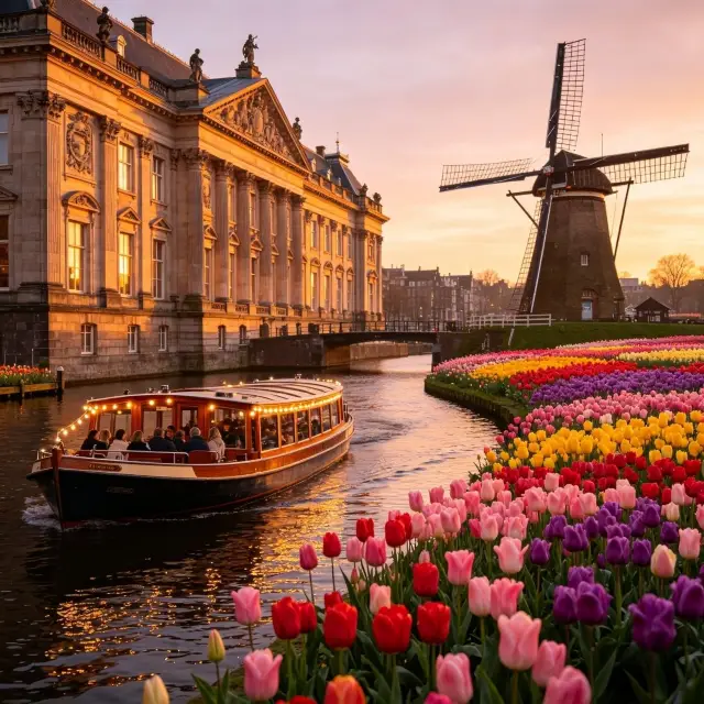 The Ultimate 5-Day April Spring Itinerary in Amsterdam | Endless Tulips + Classic Attractions