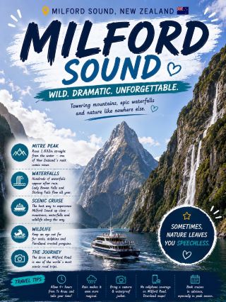🇳🇿 Milford Sound Surprised Me — The Kind of Place That Makes You Stop Talking 💦