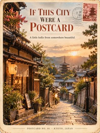 💌 IF THIS CITY WERE A POSTCARD — ถ้าญี่ปุ่นส่งโปสการ์ดถึงคุณ… 🇯🇵ถ้าเมืองสามารถเขียนเรื่องราว
