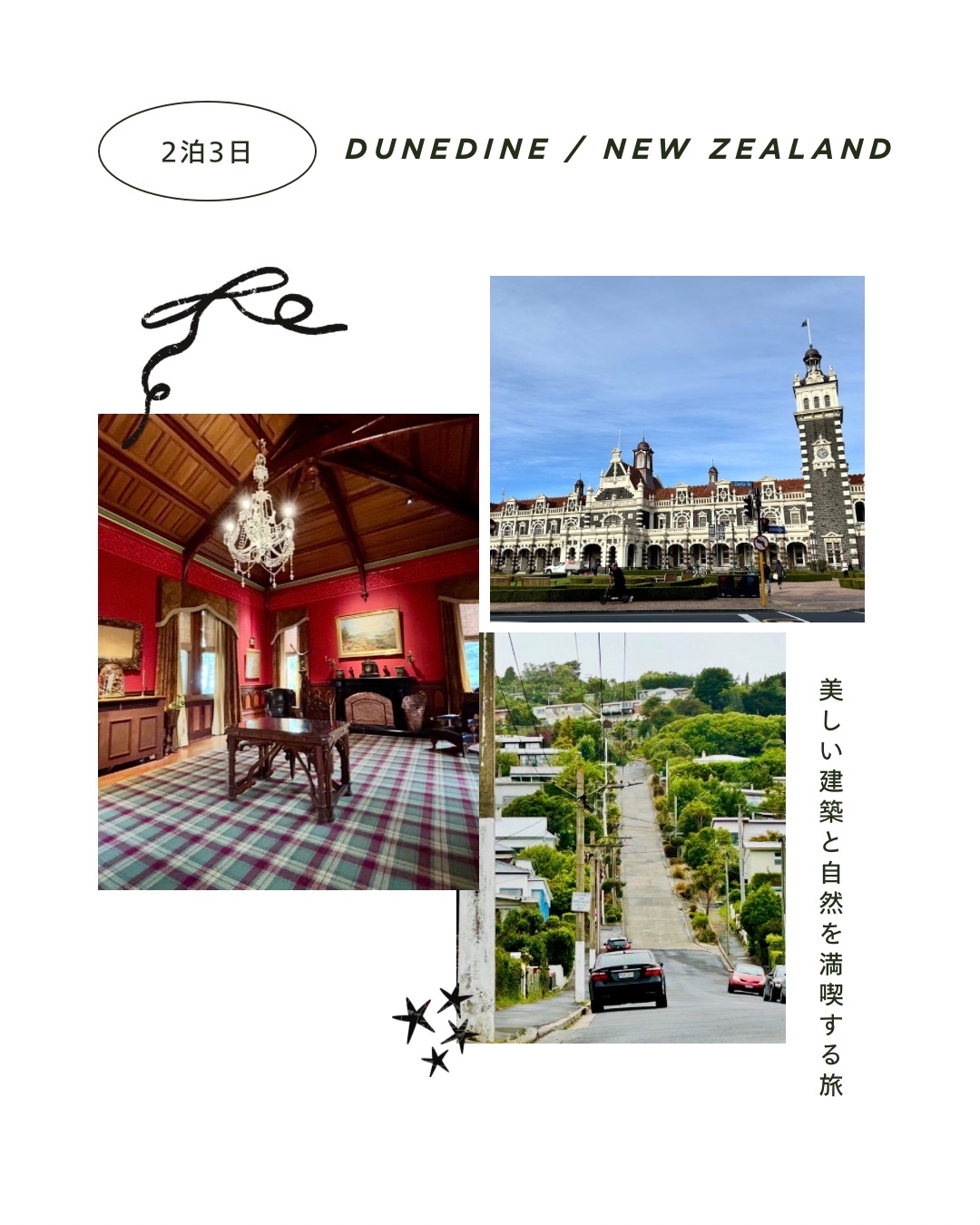 A 3-Day, 2-Night Dunedin Journey: Architecture & Nature.