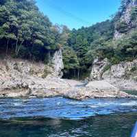 🛶保津川遊船碼頭🛶湖上泛舟享受嵐山的明媚風光🏞