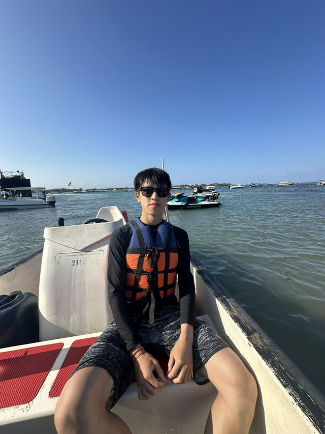 【Nusa Dua beach 努沙牡瓦海灘: 水上活動Paragliding 觀看整個大海！】