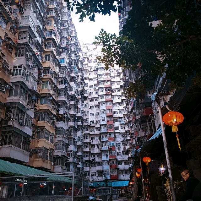 Visiting Monster building, HK