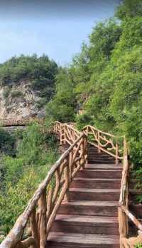 夏日溜娃玩水—神堂峪棧道