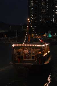 香港聖誕月限定香港仔坐船！日落美哭了