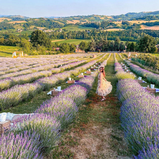 Capturing Perfect Moments at a Lavender Dinner in Italy 💜 Tag Your Companion and Join the Magic 