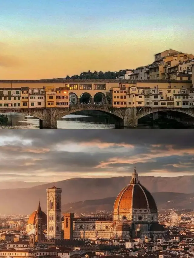 The sunset to die for, that's Florence!