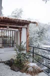 “雪是神的煙火”這裡不是北海道，是安吉！