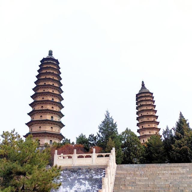 凌霄雙塔，水錫祚胤‖雙塔博物館（永祚寺）