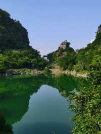 廣西來賓八仙天池如入仙境