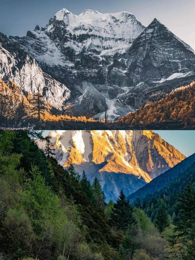 貢嘎雪山,川西的雪域之王 。 貢嘎雪山,川西的雪域之王 。