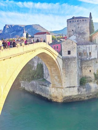 The Old Bridge in Mostar, Bosnia and Herzegovina, is a stunning World Heritage Site!