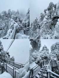 這個冬天一定要來大明山滑一次雪！