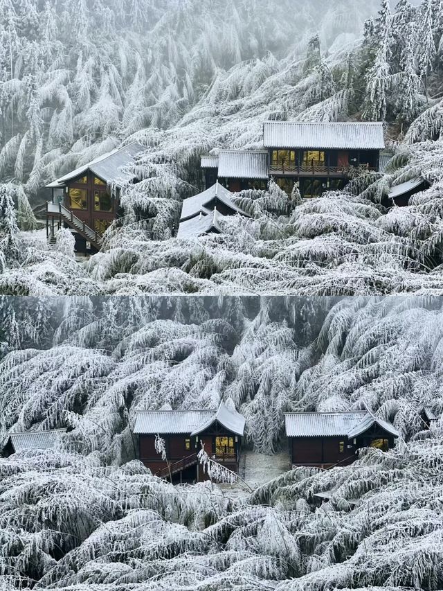 推薦廣東人一個最省錢的賞雪地：雲冰山景區。