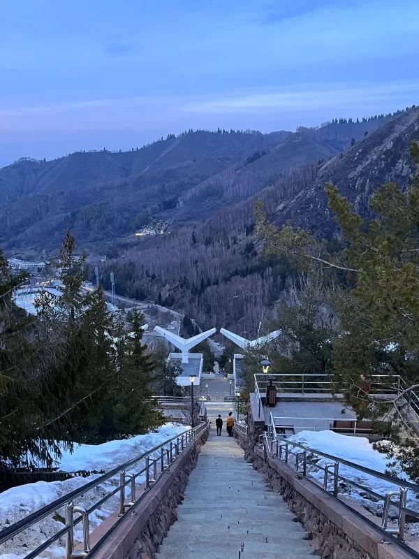 Climb a Snow Mountain for half a Euro! Half-Day Hike in Almaty's Shymbulak