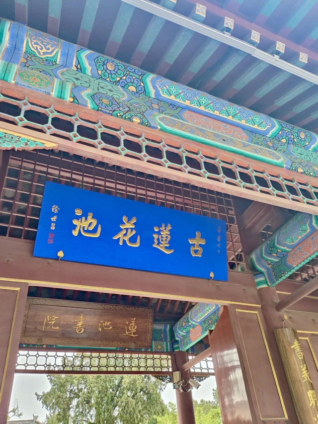 蓮池清韻，書院古風：古蓮花池