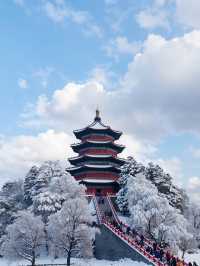 嵩山雪後必去！一秒穿越武俠仙境，美到窒息！