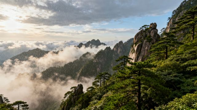 黃山景區範圍廣大，景點眾多，合理的路線是成功遊覽的關鍵。  經典一日遊路線（前山上，後山下，精力集中