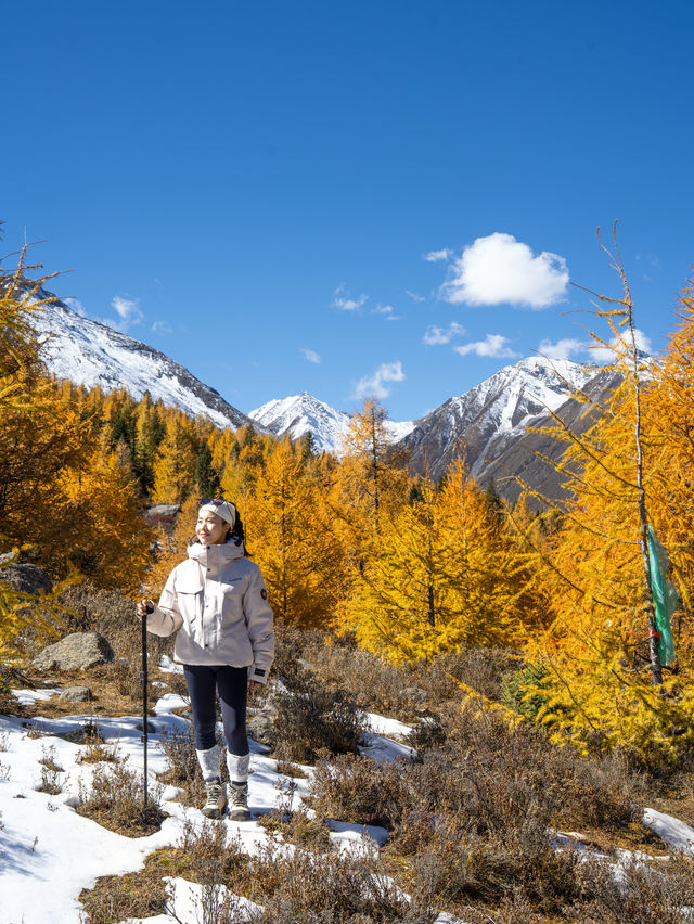 在川西，拍到了我的人生照片～