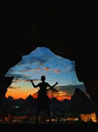 桂林私藏晚霞地！仙鶴峰承包整片紅藍天空