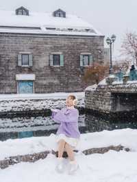 冬日小樽的浪漫物語雪與運河的日與夜