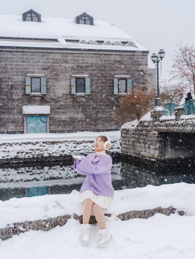 冬日小樽的浪漫物語雪與運河的日與夜