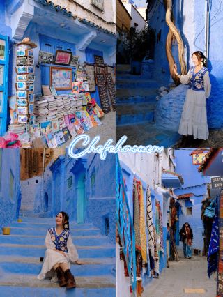 🇲🇦North Africa has a blue romance💙 It's called Chefchaouen.