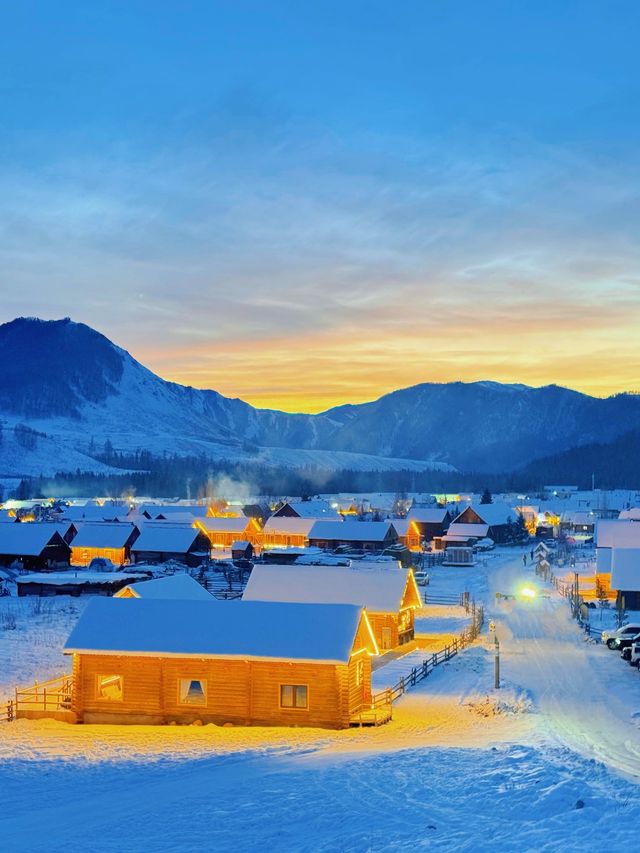 現實的冰雪童話！還得是冬天的禾木