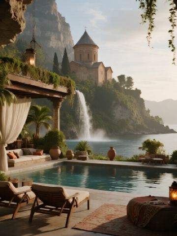 Романтическое путешествие на поезде в заснеженные края! Прокатитесь по средневековым замкам и остановитесь в уединенном деревянном домике у подножия заснеженных гор.