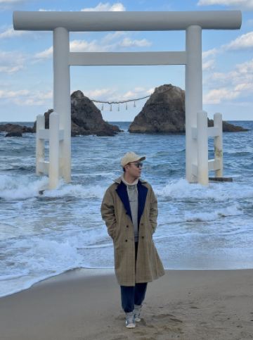 해외 여행 - 일본 이쿠지마 섬의 하얀 도리이와 후쿠오카의 펑크 신사