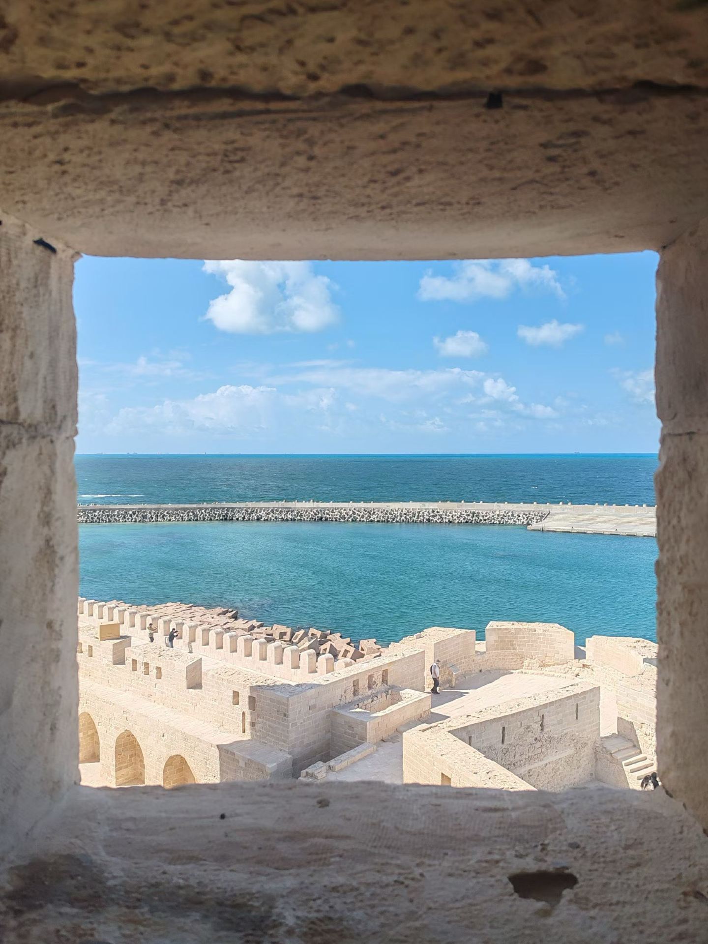 Alexandria, Egypt — A whole sea right outside the window