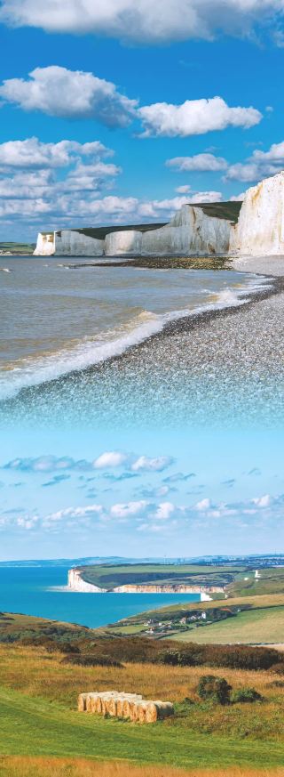 Breaking into the End of the World | White Cliffs Immersive Full-Screen Travel Photo
