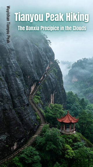 武夷山天遊峰｜雲霧裡的丹霞第一險峰