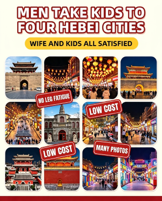 Family trips to four cities in Hebei|Baoding, Zhangjiakou, Tangshan, Shijiazhuang, affordable and easy on the legs