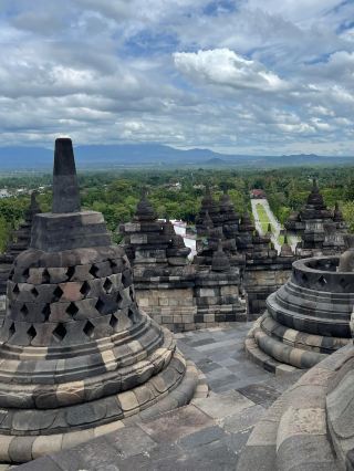 The mystical, thousand-year-old Borobudur in Indonesia is truly breathtaking.