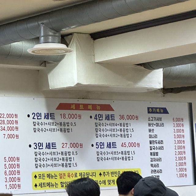 韓国:プチョン ˗ˏˋパクスングァンカルグクス　박승광손칼국수 ˎˊ˗