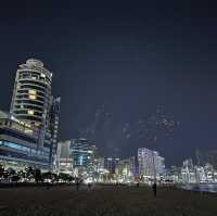廣安里海灘的燦爛煙火🎆