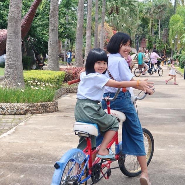 🌲ไร่เตรยาวรรณ🌲🚴‍♂️ ปั่นจักรยานกลางสวน