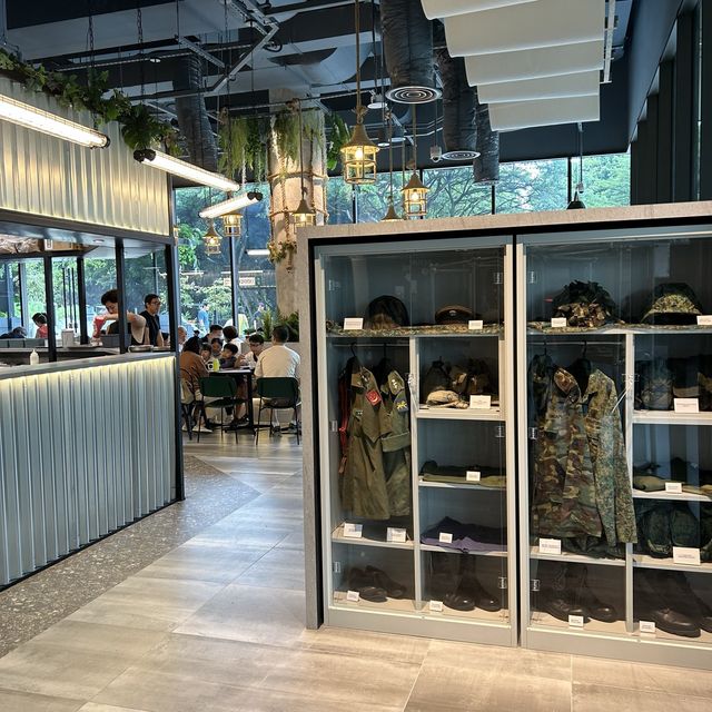 Military inspired cafe at Choa Chu Kang