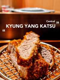 ｜#中環美食  /韓國過江龍人氣炸豬扒 果真不失霸氣 。Kyung Yang Katsu
