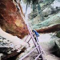 Challenging caving and hiking trails